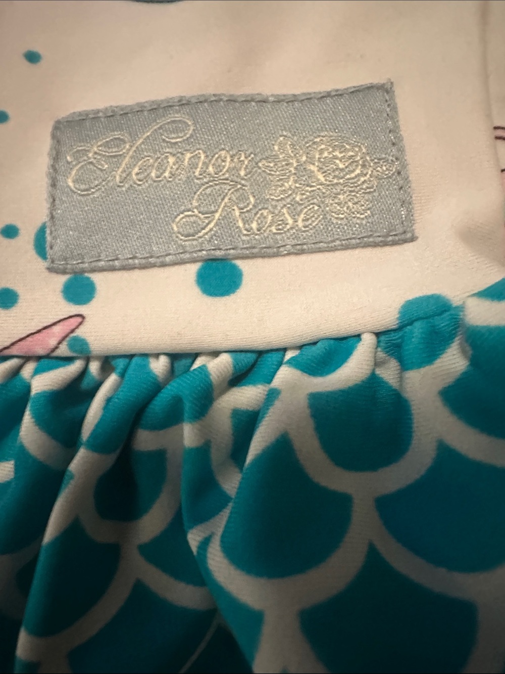 Eleanor Rose Mermaid Rash Guard Set - Picture 2 of 2